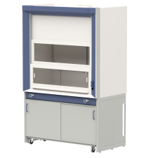 Шкаф приточно-вытяжной с дренажной системой для работы с дымящими кислотами ЛАБ-PRO ШПВК 180.86.230 PP