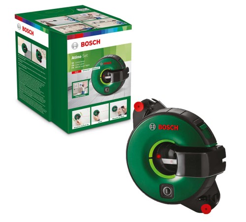 Лазерный уровень с рулеткой Bosch Atino Set (0.603.663.A01)