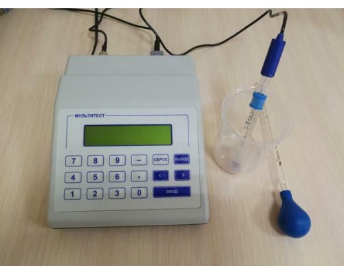 pH-метр-иономер-кислородомер ИПЛ-513 Мультитест с комплектом для измерения концентрации кислорода в протоке