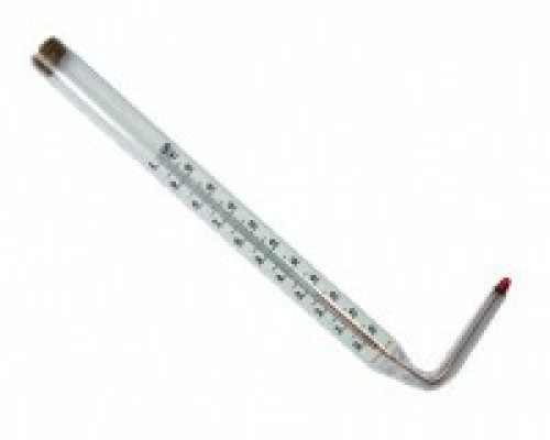 Термометр технический угловой ТТЖ У №2, ВЧ 240 мм, НЧ 141 мм, ЦД 0,5