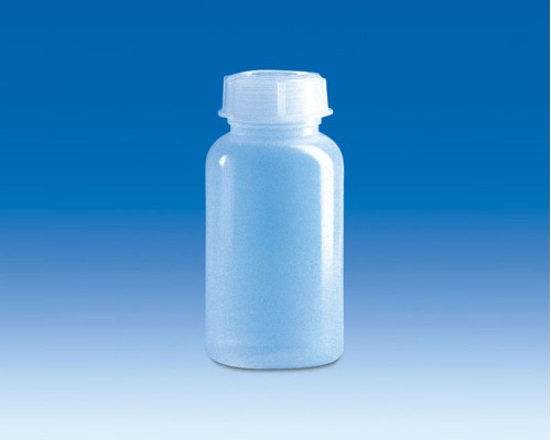 Бутыль VITLAB широкогорлая с винтовой крышкой PE-LD объем 250 мл, PE-LD