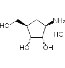 (1R,2S,3R,4R)-2,3-дигидрокси-4-(гидроксиметил)-1-аминоциклопентан гидрохлорид, 95%, 98% ee, Acros Organics, 250мг