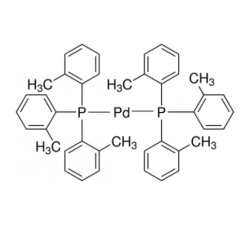 Бис (три-о-толилфосфин) палладий (0), Pd 14,9%, Alfa Aesar, 250 мг